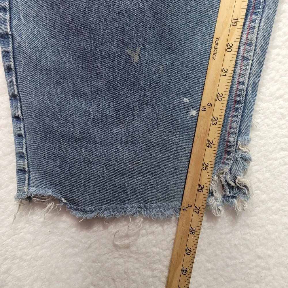RISK Street Knowledge Denim Jean Cut-Off Shorts